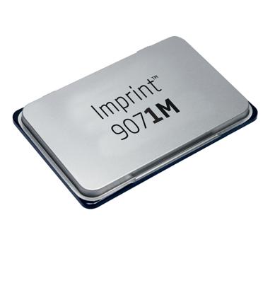 Inktkussen trodat metaal 9051m 90x50mm zwart