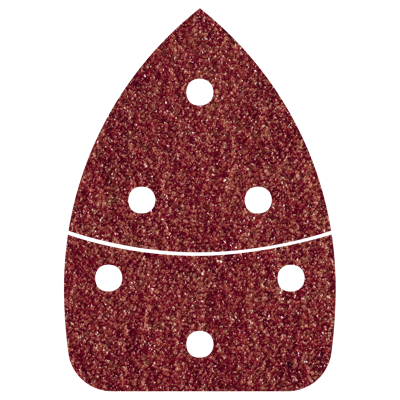 Wolfcraft Hechtschuurbladen | K120 | Geperforeerd | 98 x 139mm | 6 stuks - 3138000