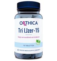 Orthica Tri-IJzer-15 90Tabletten - thumbnail