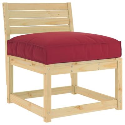 VidaXL Kussen wijnrood 70 x 70 x 12 cm oxford stof VidaXL Kussen wijnrood 70 x 70 x 12 cm oxford stof