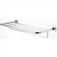 Geesa Luna handdoekplateau met handdoekhouder 60cm chroom 915552 - thumbnail