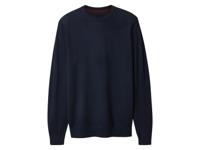 esmara Men Heren trui met merinowol (Marineblauw, XXL) - thumbnail