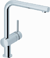 Grohe Minta keukenkraan met uittrekbare handdouche chroom - thumbnail