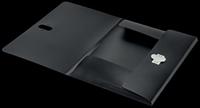 Leitz Recycle elastomap met 3 kleppen, uit PP, ft A4, zwart - thumbnail
