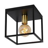 Lucide RUBEN - Plafonnière - 1xE27 - Zwart - thumbnail