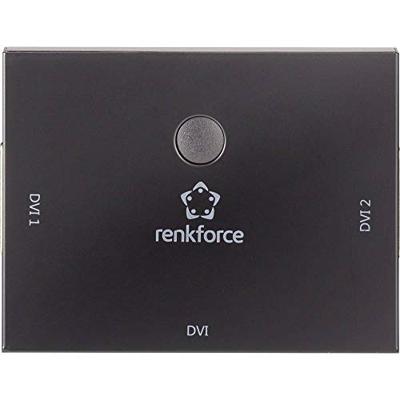 Renkforce 2 poorten DVI-switch Bidirectioneel bruikbaar Full HD 1080p @ 60 Hz Renkforce 2 poorten DVI-switch Bidirectioneel bruikbaar Full HD 1080p @ 60 Hz