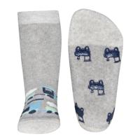 Ewers antislip sokken Stoppi treinbaan grijs-17-18 - thumbnail