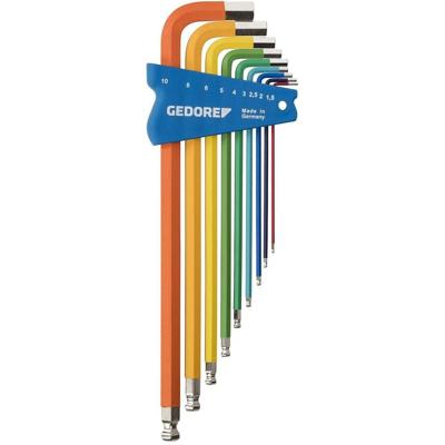 Gedore H 42 CKEL-09 | Stiftsleutelset multicolor | 9 delig | - 3297470 Gedore H 42 CKEL-09 | Stiftsleutelset multicolor | 9 delig | - 3297470