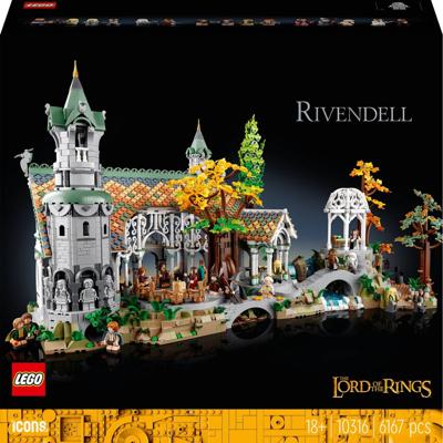 LEGO ICONS 10316 IN DE BAN VAN DE RING: RIVENDELL