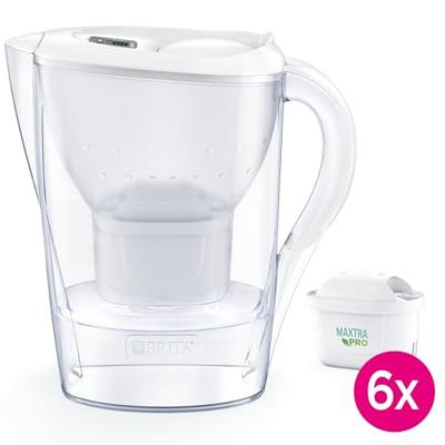 Brita Marella Waterfilterkan Wit + 6 Maxtra Filterpatronen