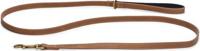 Beeztees Balacron Ax kunstleer hondenriem bruin 180 x 1.5 cm - thumbnail