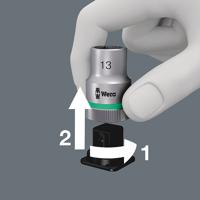 Wera 8006 SC 1 Zyklop Hybrid-ratelset, 1/2"-aandrijving, metrisch , 13 -delig - 1 stuk(s) - 05004090001 - thumbnail