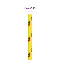VidaXL Boottouw 2 mm 250 m polypropyleen geel - thumbnail