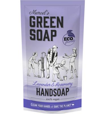 Marcel's Green Soap Handzeep lavendel & rozemarijn 500ml navulzak