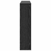 VidaXL Radiatorafdekking zwart eiken 149 x 20 x 82 cm bewerkt hout - thumbnail