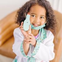 Melissa & Doug verkleedset dokter inclusief stethoscoop met geluid - thumbnail
