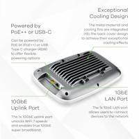 Zyxel WBE660S-EU0101F draadloos toegangspunt (WAP) 11530 Mbit/s Grijs Power over Ethernet (PoE) - thumbnail