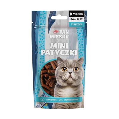 PAN MIĘSKO Mini Tuna Sticks - Kattensnoepje - 50g