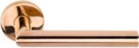 Formani | Deurkruk BASICS LBII-19 op ronde rozet | PVD Gepolijst Koper - thumbnail