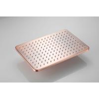 Hoofddouche AquaSplash Vision Rechthoekig 30x20 cm Geborsteld Koper Aquasplash - thumbnail