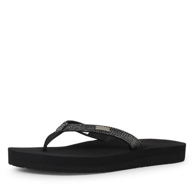 REEF Star Cushion Sassy Slipper Dames Black/Silver 11