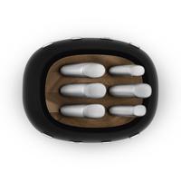 SMEG KBSF02BL 50's Style Messenblok - Zwart - thumbnail