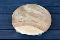 Plateau teak naturel 30x8 cm - thumbnail