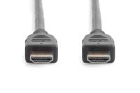 Digitus AK-330124-050-S HDMI-kabel HDMI Aansluitkabel HDMI-A-stekker, HDMI-A-stekker 5.00 m Zwart 8K UHD, Vergulde steekcontacten, Afscherming gevlochten, - thumbnail