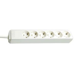 Brennenstuhl 1159420015 Stekkerdoos 6-voudig Wit Randaarde stekker 1 stuk(s)
