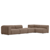 Modulaire Bank Honolulu Bruin Stof - thumbnail