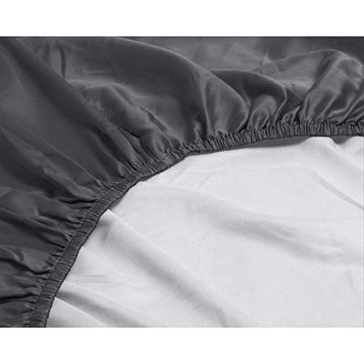 Primaviera Deluxe Satijnen Hoeslaken Antraciet 180 x 200 cm