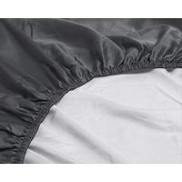 Primaviera Deluxe Satijnen Hoeslaken Antraciet 180 x 200 cm - thumbnail