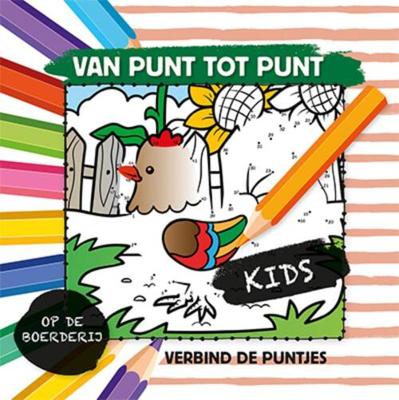 Kleurboek van Punt naar Punt Kids op de Boerderij