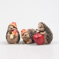 Egel met paddenstoel 6cm - thumbnail