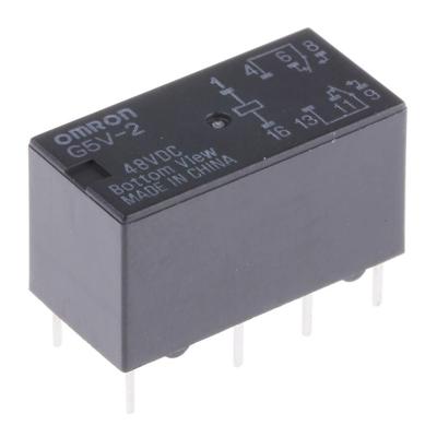 Aratas G5V-2-DC48 Powerrelais 48 V/DC 2 A 2x wisselcontact 1 stuk(s) Bag Aratas G5V-2-DC48 Powerrelais 48 V/DC 2 A 2x wisselcontact 1 stuk(s) Bag