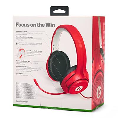 PowerA LucidSound LS10X Wired Gaming Headset - Pulse Red