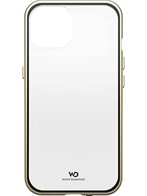 White Diamonds 360 Glas Cover Voor Apple IPhone 14 Goud White Diamonds 360 Glas Cover Voor Apple IPhone 14 Goud