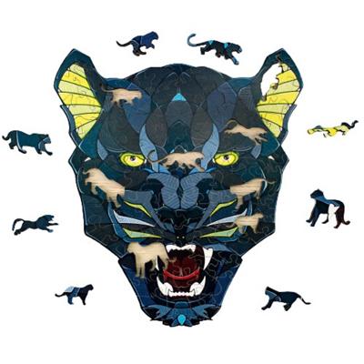 Eco Wood Art Houten Puzzel Panter