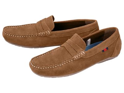 esmara Men Leren heren loafers (Bruin, 42)