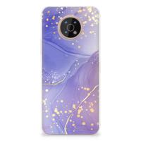 Smartphone hoesje voor Nokia G50 Watercolor Paars - thumbnail