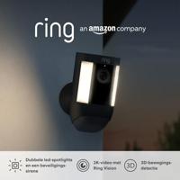 ring Spotlight Cam Pro - Battery - Black 8SB1P2-BEU0 IP Bewakingscamera WiFi 1920 x 1080 Pixel - thumbnail