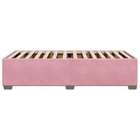 Bedframe fluweel roze 90x190 cm - thumbnail