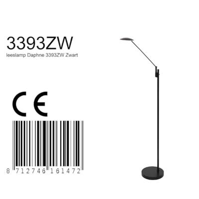 Steinhauer Zwarte leeslampDaphne - 3393ZW