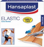 Hansaplast Elastic family 5m x 6cm 1 Stuks - thumbnail