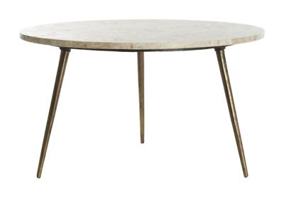 Light & Living Ronde Salontafel 'Zeca' Marmer, 67cm
