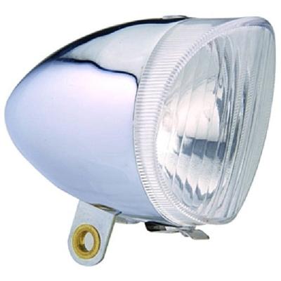 Marwi Union un-4290 koplamp klassiek staal/chroom + kabel Marwi Union un-4290 koplamp klassiek staal/chroom + kabel