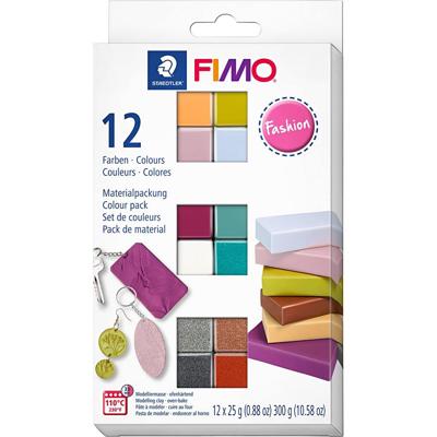 Klei fimo staedtler soft colourpack 12 fashioncol