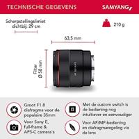 Samyang 35mm F/1.8 AF Sony FE - thumbnail