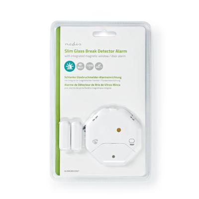 Dun Glasbreukmelderalarm Voor Deuren / Ramen | Ingebouwde Sirene Dun Glasbreukmelderalarm Voor Deuren / Ramen | Ingebouwde Sirene