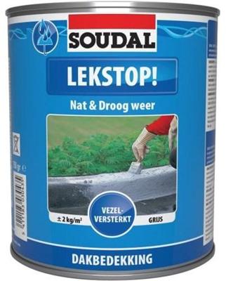 Soudal lekstop | waterdichting | grijs | 750 g - 101507